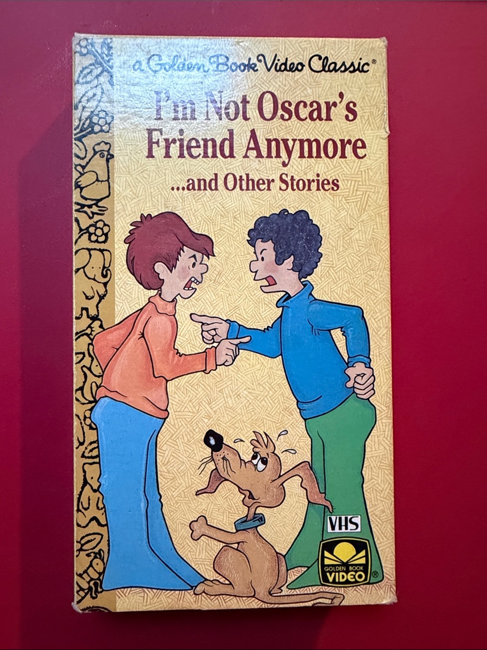 VHS Vintage Golden Book Video Classic I’m Not Oscar's Friend Anymore
